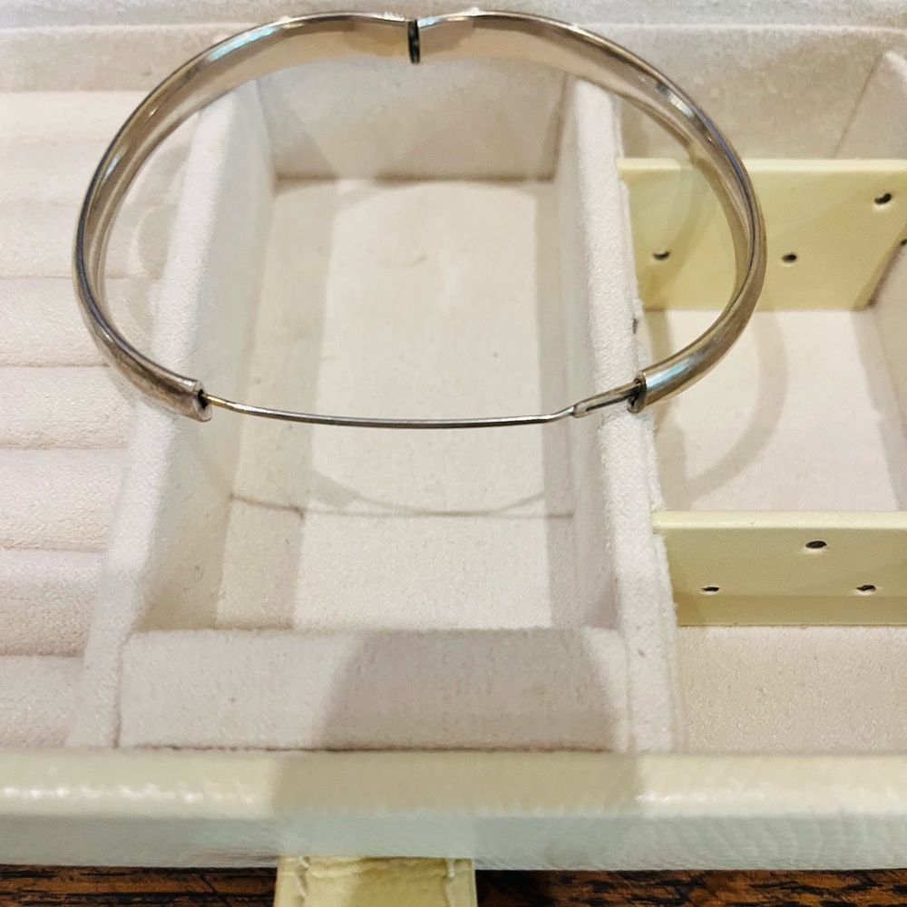 White Gold Bangle